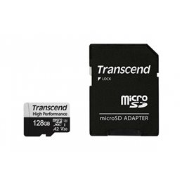 Transcend MicroSD/SDXC Card 128GB USD330S w/Adapter TS128GUSD330S fra buy2say.com! Anbefalede produkter | Elektronik online buti