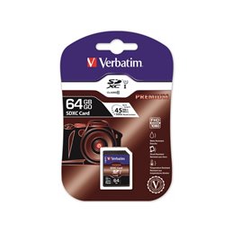 Verbatim SD Card 64GB SDXC Premium Class 10 retail 44024 alkaen buy2say.com! Suositeltavat tuotteet | Elektroniikan verkkokauppa