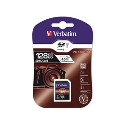 Verbatim SD Card 128GB SDXC Premium Class 10 Retail 44025 от buy2say.com!  Препоръчани продукти | Онлайн магазин за електроника