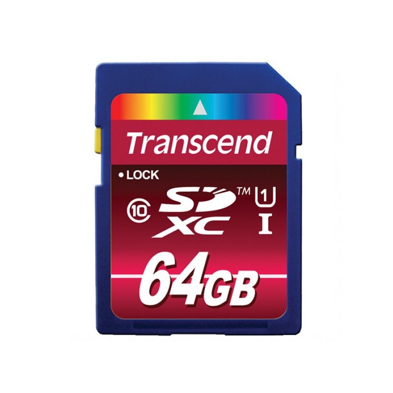 Transcend SD Card 64GB SDXC UHS-I 600x TS64GSDXC10U1 från buy2say.com! Anbefalede produkter | Elektronik online butik
