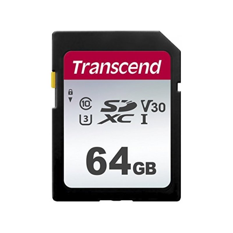 Transcend SD Card 64GB SDXC SDC300S 95/45 MB/s TS64GSDC300S från buy2say.com! Anbefalede produkter | Elektronik online butik
