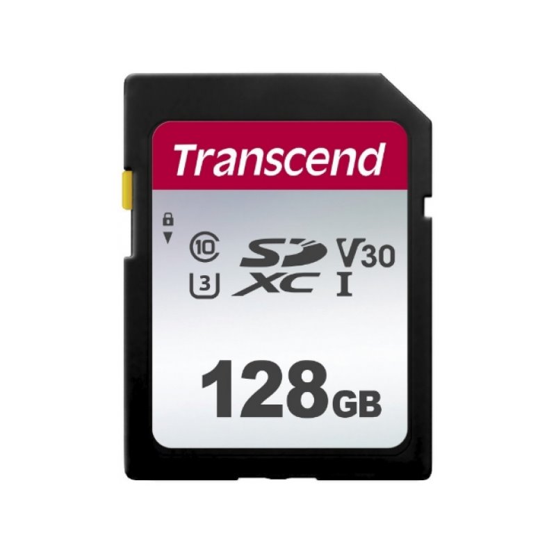Transcend SD Card 128GB SDXC SDC300S 95/45 MB/s TS128GSDC300S fra buy2say.com! Anbefalede produkter | Elektronik online butik