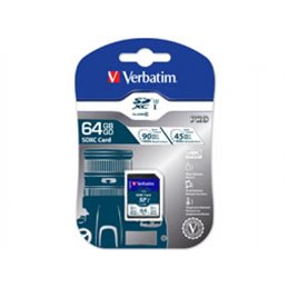 Verbatim PRO Flash-Speicherkarte 64GB SDXC Cl.10 47022 von buy2say.com! Empfohlene Produkte | Elektronik-Online-Shop