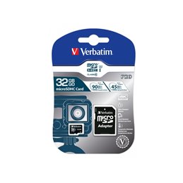 Verbatim PRO MicroSDHC 32GB Cl.10 U3 UHS-I w/Adapter 47041 от buy2say.com!  Препоръчани продукти | Онлайн магазин за електроника