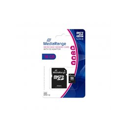 MediaRange MicroSD Card 16GB Cl.10 w/Adap. MR958 от buy2say.com!  Препоръчани продукти | Онлайн магазин за електроника