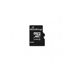 MediaRange MicroSD Card 64GB Cl.10 w/Ada. MR955 от buy2say.com!  Препоръчани продукти | Онлайн магазин за електроника