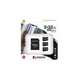 Kingston MicroSDHC 32GB Canvas Select Plus SDCS2/32GB-3P1A от buy2say.com!  Препоръчани продукти | Онлайн магазин за електроника