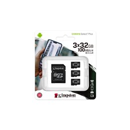 Kingston MicroSDHC 32GB Canvas Select Plus SDCS2/32GB-3P1A alkaen buy2say.com! Suositeltavat tuotteet | Elektroniikan verkkokaup