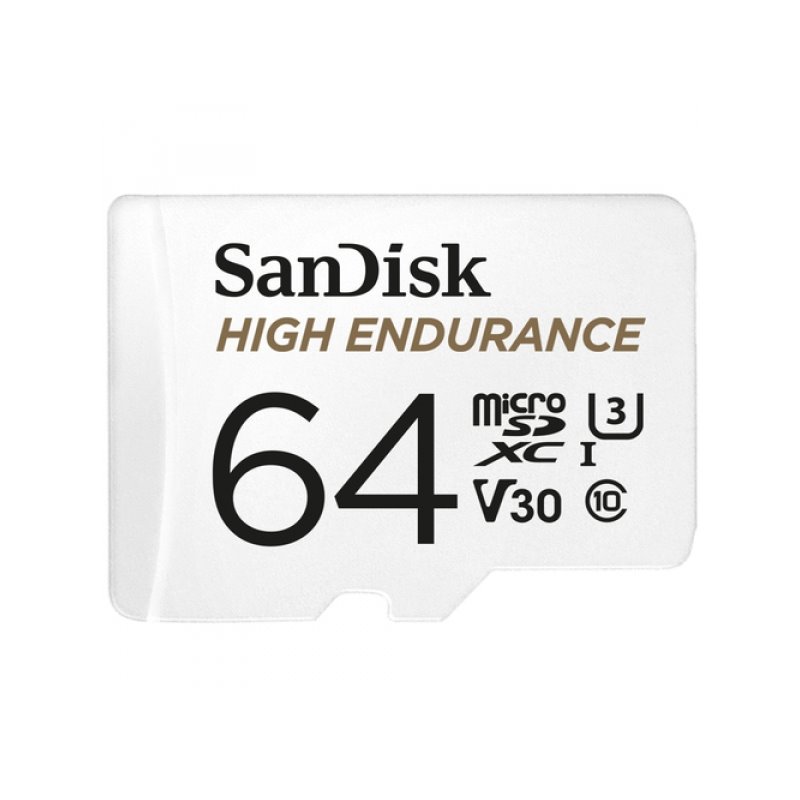 64 GB MicroSDXC SANDISK High Endurance R100/W40 - SDSQQNR-064G-GN6IA från buy2say.com! Anbefalede produkter | Elektronik online 