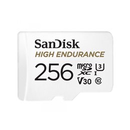 SANDISK MicroSDXC High Endurance 256GB Class 10 R100/W40 SDSQQNR-256G-GN6IA fra buy2say.com! Anbefalede produkter | Elektronik o