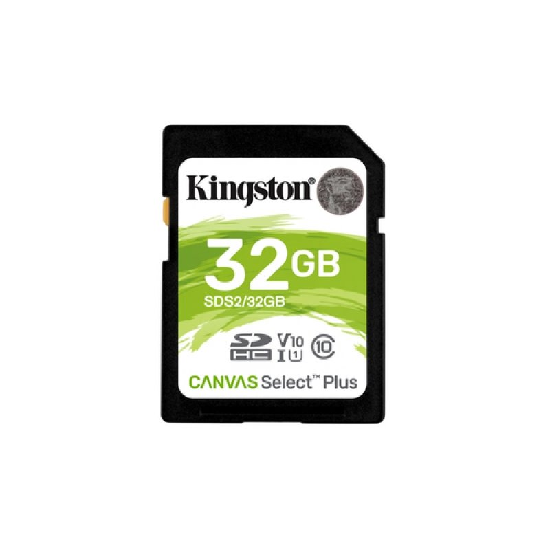 Kingston Canvas Select Plus SDHC 32GB Class 10 UHS-I SDS2/32GB från buy2say.com! Anbefalede produkter | Elektronik online butik