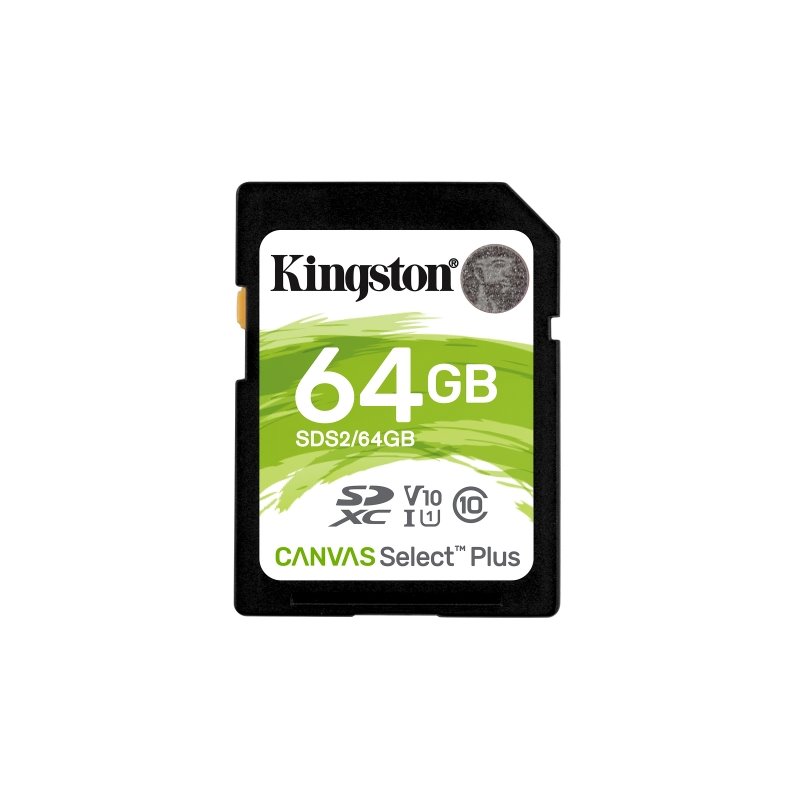 Kingston Canvas Select Plus 64GB SDXC UHS-I SDS2/64GB fra buy2say.com! Anbefalede produkter | Elektronik online butik
