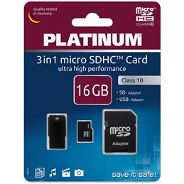Platinum MicroSDHC Card 64GB CL10 fra buy2say.com! Anbefalede produkter | Elektronik online butik