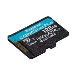 Kingston Canvas Go Plus MicroSDXC 128GB Single Pack SDCG3/128GBSP fra buy2say.com! Anbefalede produkter | Elektronik online buti
