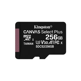 Kingston MicroSDXC 256GB Canvas Select Plus SDCS2/256GBSP fra buy2say.com! Anbefalede produkter | Elektronik online butik