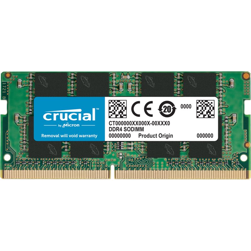 Crucial  SO-DIMM DDR4 3200 8GB Crucial CT8G4SFRA32A från buy2say.com! Anbefalede produkter | Elektronik online butik