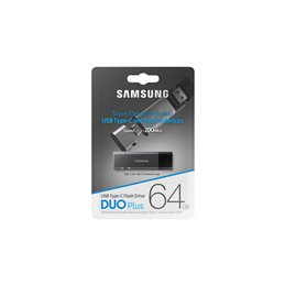 Samsung USB 3.1 + USB-C DUO Plus 64GB  MUF-64DB from buy2say.com! Buy and say your opinion! Recommend the product!