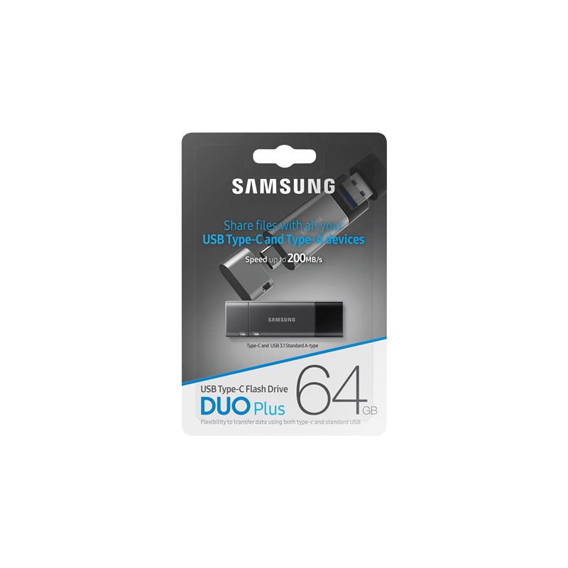 Samsung USB 3.1 + USB-C DUO Plus 64GB  MUF-64DB от buy2say.com!  Препоръчани продукти | Онлайн магазин за електроника