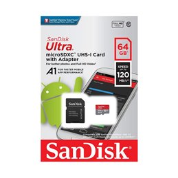 SanDisk MicroSDXC Ultra 64GB SDSQUA4-064G-GN6MA från buy2say.com! Anbefalede produkter | Elektronik online butik