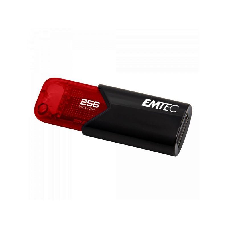 USB FlashDrive 256GB EMTEC B110 Click Easy (Rot) USB 3.2 (20MB/s) von buy2say.com! Empfohlene Produkte | Elektronik-Online-Shop