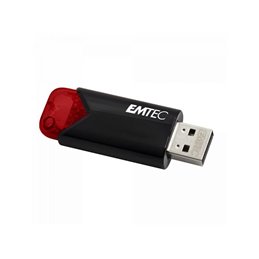 USB FlashDrive 256GB EMTEC B110 Click Easy (Rot) USB 3.2 (20MB/s) fra buy2say.com! Anbefalede produkter | Elektronik online buti