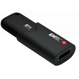 USB FlashDrive 64GB EMTEC B120 Click Secure USB 3.2 (100MB/s) fra buy2say.com! Anbefalede produkter | Elektronik online butik