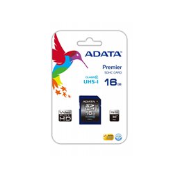 ADATA SDHC UHS-I Class 10 16GB Premier -ASDH16GUICL10-R alkaen buy2say.com! Suositeltavat tuotteet | Elektroniikan verkkokauppa