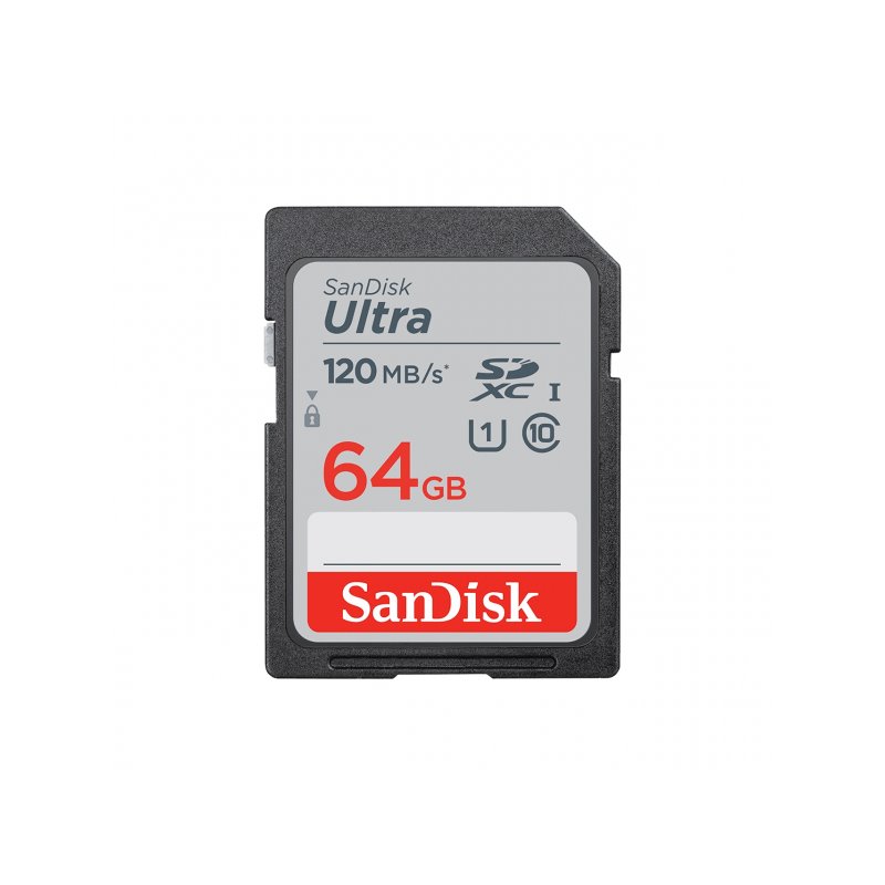 SanDisk Ultra - 64 GB - SDXC - Class 10 -V10 SDSDUN4-064G-GN6IN från buy2say.com! Anbefalede produkter | Elektronik online butik