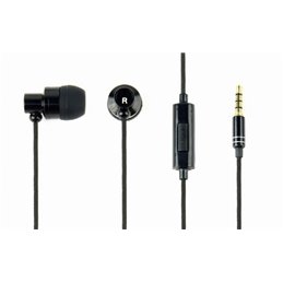 GMB Audio MetallKopfhoerer mit Mikrofon schwarz MHS-EP-CDG-B from buy2say.com! Buy and say your opinion! Recommend the product!