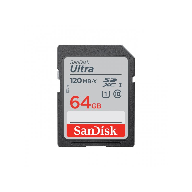 SanDisk Speicherkarte SDXC-Card Ultra 64 GB SDSDUNR-064G-GN3IN från buy2say.com! Anbefalede produkter | Elektronik online butik