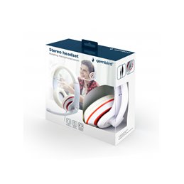 Gembird HEADSET STEREO WHITE Volume control MHS-03-WTRD от buy2say.com!  Препоръчани продукти | Онлайн магазин за електроника