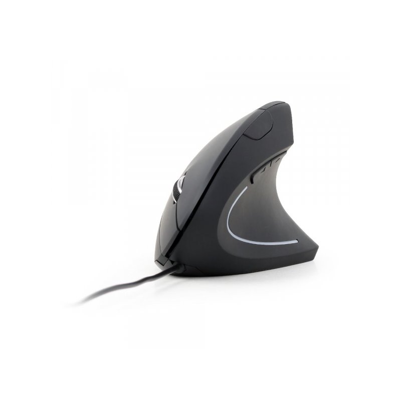 Gembird Right-hand - Vertical design - USB Type-A - Black MUS-ERGO-01 fra buy2say.com! Anbefalede produkter | Elektronik online 