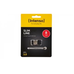 Intenso Slim Line - 128 GB - USB Type-A - 3.0 - 100 MB/s - Cap - Black 3532491 fra buy2say.com! Anbefalede produkter | Elektroni