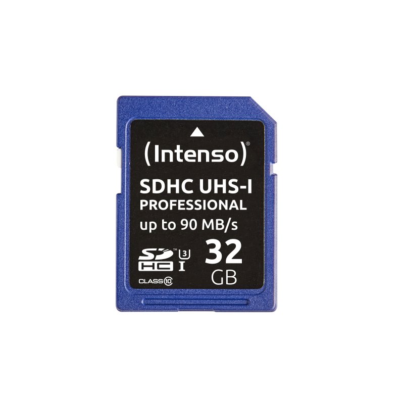 Intenso 32 GB - SDHC - Class 10 - UHS-I - 90 MB/s - Class 3 (U3) 3431480 från buy2say.com! Anbefalede produkter | Elektronik onl