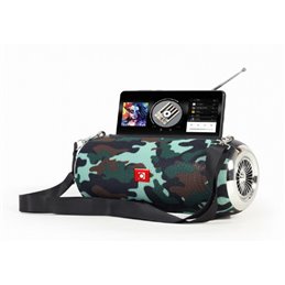 Gembird portable Bluetooth speaker FM-radio camo - Speaker SPK-BT-17-CM fra buy2say.com! Anbefalede produkter | Elektronik onlin