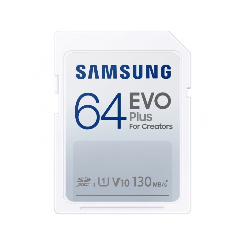 Samsung SD EVO PLUS 64GB - Secure Digital (SD) MB-SC64K/EU från buy2say.com! Anbefalede produkter | Elektronik online butik