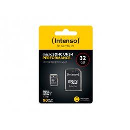 Intenso MicroSD 32GB + Adapter CL10. U1 (Blister) alkaen buy2say.com! Suositeltavat tuotteet | Elektroniikan verkkokauppa