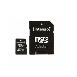 Intenso MicroSD 64GB + Adapter CL10. U1 (Blister) from buy2say.com! Buy and say your opinion! Recommend the product!