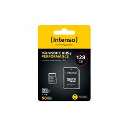 Intenso MicroSD 128GB + Adapter CL10. U1 (Blister) от buy2say.com!  Препоръчани продукти | Онлайн магазин за електроника