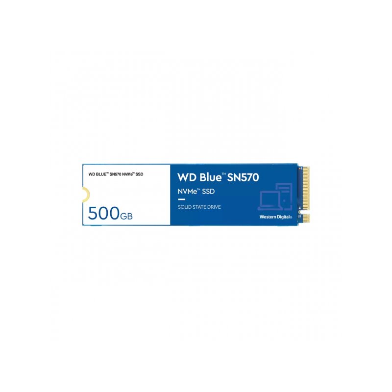 WD SSD Blue SN570 500GB PCIe Gen3 NVMe WDS500G3B0C från buy2say.com! Anbefalede produkter | Elektronik online butik