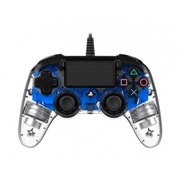 Nacon Compact Controller LED (Blue) - 44800PS4REVCO6 - PlayStation 4 fra buy2say.com! Anbefalede produkter | Elektronik online b