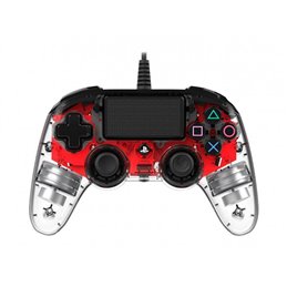 Nacon Compact Controller LED (Red) - 44800PS4REVCO8 - PlayStation 4 от buy2say.com!  Препоръчани продукти | Онлайн магазин за ел
