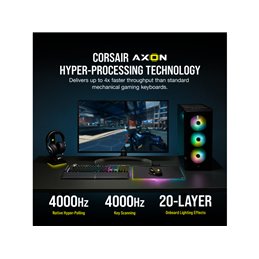 Corsair K100 RGB OPX Optical (CH-912A01A-DE) - CH-912A01A-DE от buy2say.com!  Препоръчани продукти | Онлайн магазин за електрони
