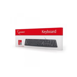 Gembird Standard - USB - Membrane - QWERTY - Black KB-U-103-RU from buy2say.com! Buy and say your opinion! Recommend the product