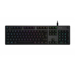 Logitech Keyboard G G512 - Wired - USB - Mechanical - QWERTZ - RGB LED - Black 920-008727 от buy2say.com!  Препоръчани продукти 