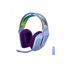 Logitech G G733 - Headset - Head-band - Gaming - Lilac - Rotary 981-00089 från buy2say.com! Anbefalede produkter | Elektronik on