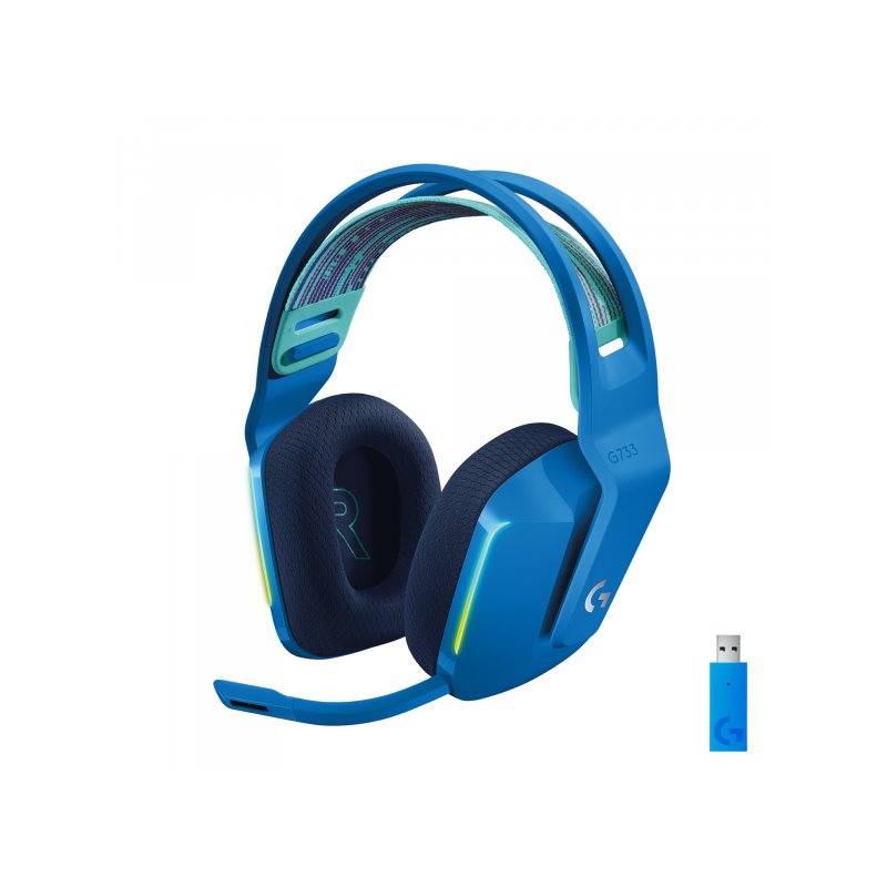 Logitech G G733 wireless gaming - Head-band - Blue - Rotary 981-000943 von buy2say.com! Empfohlene Produkte | Elektronik-Online-