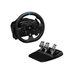 Logitech Steering wheel + Pedals- Xbox 360 - 900° - USB - Black 941-000158 from buy2say.com! Buy and say your opinion! Recommend