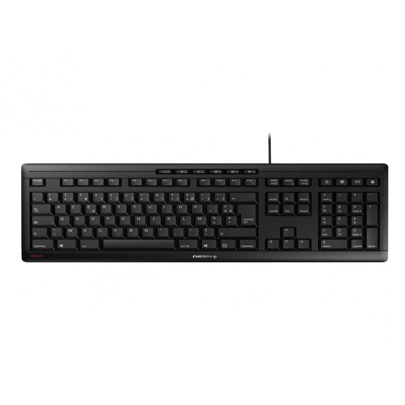 Keyboard Cherry STREAM schwarz GB (JK-8500GB-2) | Cherry - JK-8500GB-2 от buy2say.com!  Препоръчани продукти | Онлайн магазин за