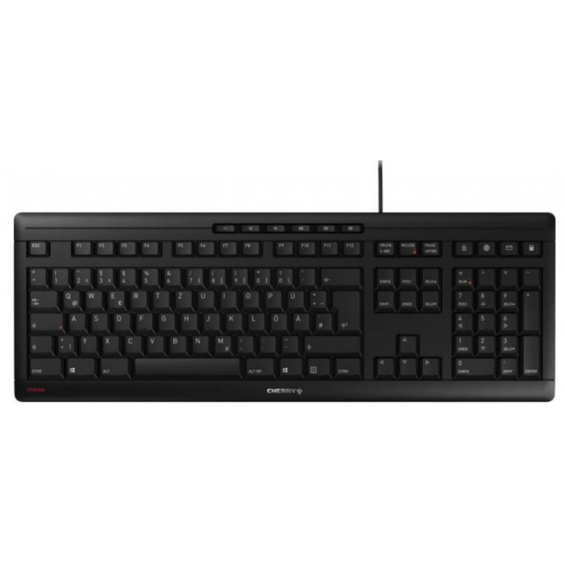 Keyboard Cherry STREAM Black CH (JK-8500CH-2) | Cherry - JK-8500CH-2 from buy2say.com! Buy and say your opinion! Recommend the p